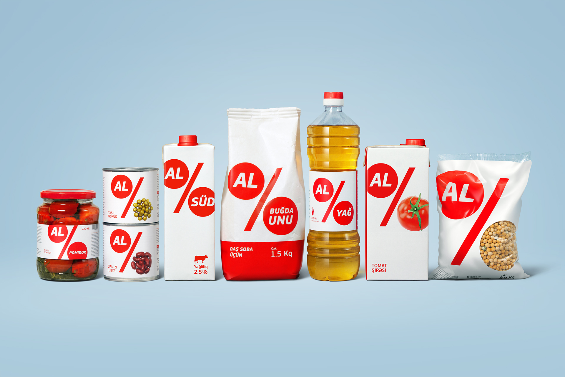 Разработка дизайна упаковки собственной торговой марки Al Market 